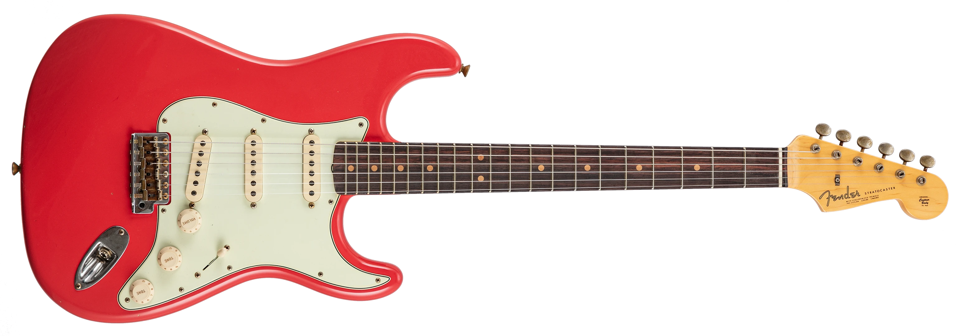 Fender Strat 63 Journeyman Relic fiesta red